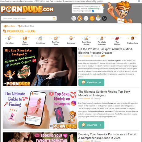 ThePornDude Blog